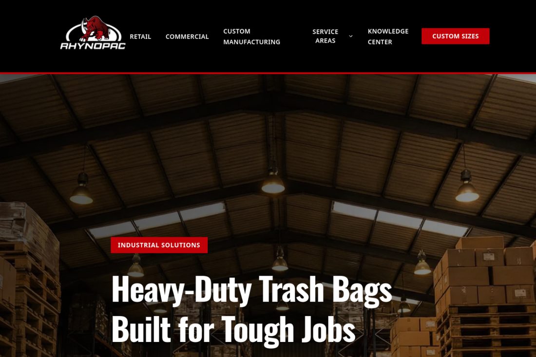 Rhynopac website screenshot